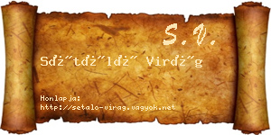 Sétáló Virág névjegykártya